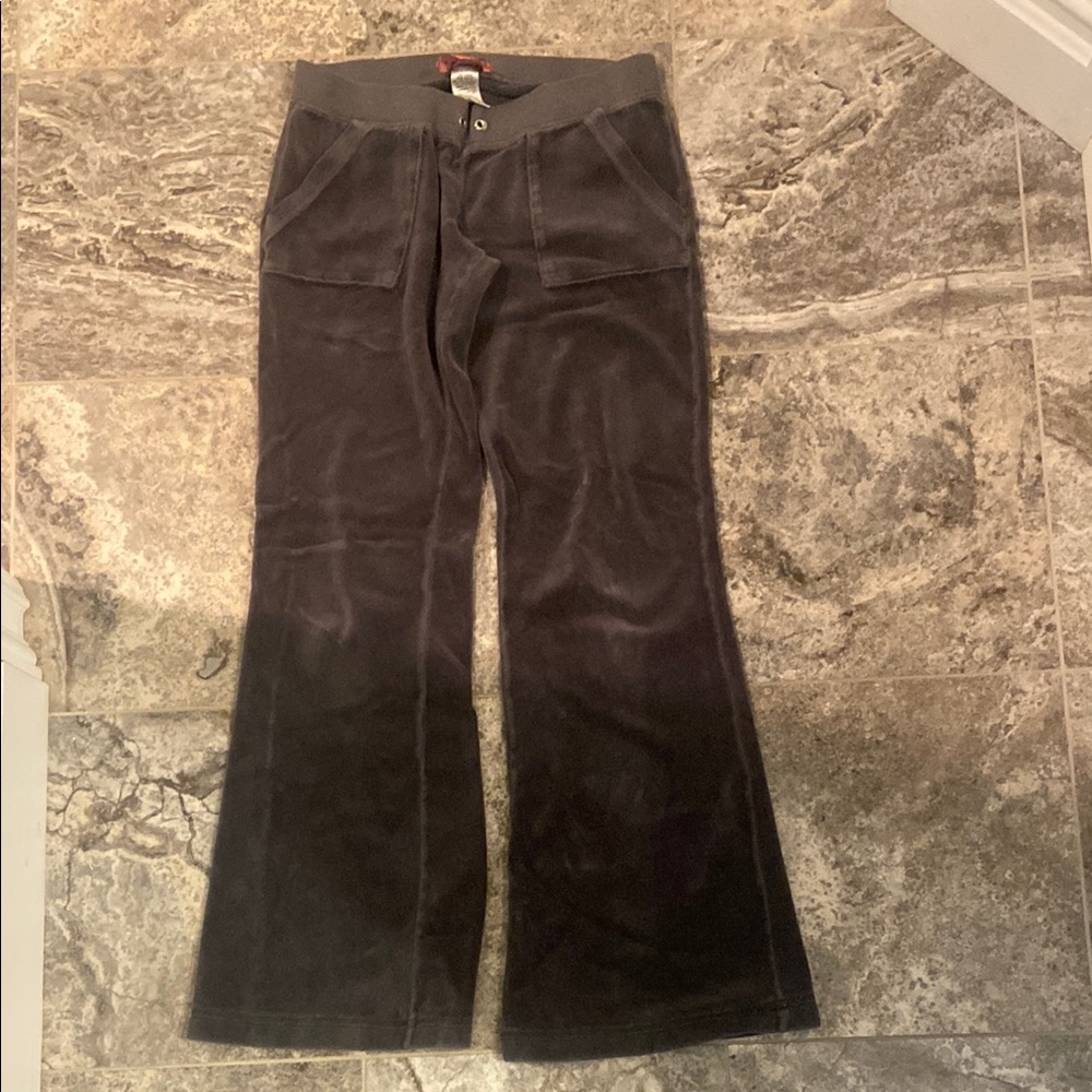 Juicy Couture Gray Petite Pants